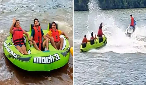 Joven subió a juego extremo en Tarapoto, sin imaginar lo que pasaría: “Su cuello es un resorte”