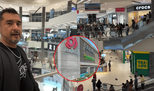 Venezolano quedó impresionado por la cantidad de gente en el Mall de Comas. Foto: composición LR/Oswarditox y Papá Pituco Mall de Comas, mall de comas, Mall, centro comercial, Comas