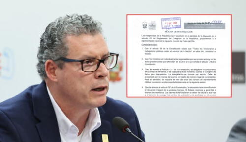 Morgan Quero sería interpelado por el Congreso de la República luego de sus declaraciones sobre las víctimas de las protestas