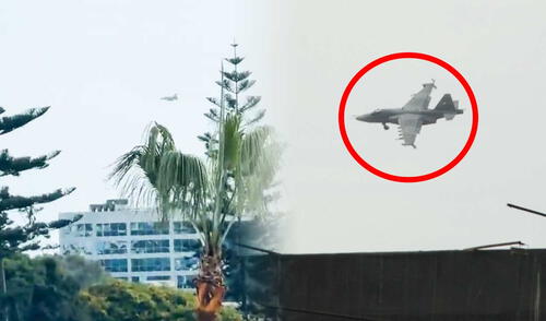 FAP anunció que las maniobras de la FAP con los aviones en Miraflores y Surco continuará el 13 de diciembre. Foto: composición LR/X aviones de la FAP en Miraflores y Surco