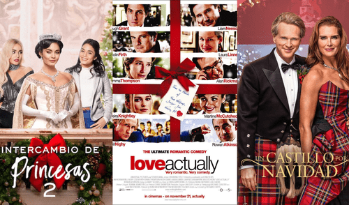 Celebra el amor y la Navidad con estas historias románticas disponibles en Netflix. Foto: Composición LR/Netflix Peliculas románticas en Netflix para ver en Navidad.