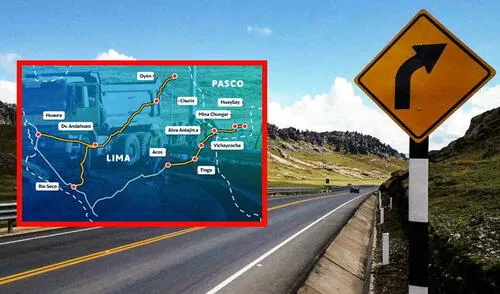 Nuevo corredor vial de Lima a Pasco