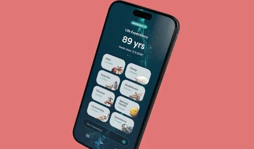 Esta aplicación podría darte una fecha aproximada para conocer el día de tu muerte. Foto: difusión Death Clock