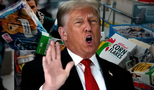 Donald Trump ha enfocado parte de su campaña electoral en propuestas para reducir los precios de los alimentos. Foto: composición LR/difusión Donald Trump, Estados Unidos, inmigrantes, residentes permanentes, inflación alimentaria, deportaciones masivas, aranceles