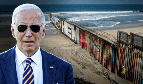 En las últimas horas, se conoció de la posible venta de materiales del muro fronterizo en Arizona. ¿Qué tan cierto es? Foto: Composición LR Joe Biden vende materiales del muro fronterizo