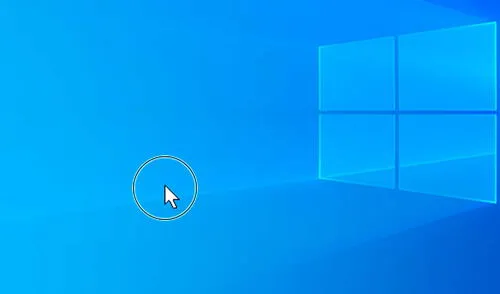 Gracias a este truco, hallarás el puntero rápidamente. Foto: Microsoft