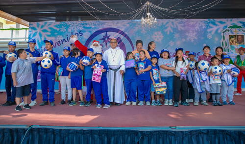 Azucarera Pomalca realiza actividad navideña en Chiclayo.