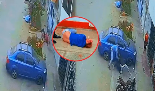 Vecinos de SMP capturaron a uno de los delincuentes para golpearlo tras cometer un asalto/Composición LR/Créditos: Roger García Vecinos capturan a delincuente en SMP