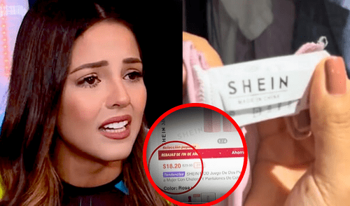 Luciana Fuster está siendo cuestionada por el origen de su marca de ropa. Foto: Composición LR/Captura América TV Luciana Fuster es una reconocida influencer y exreina de belleza.