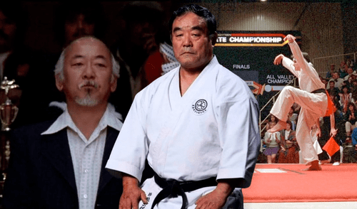 Fumio Demura fue un conocedor de las artes marciales, el cual tuvo inspiración en el icónico personaje del Señor Miyagi. Foto: composición LR/AFP Karate kid, pat morita, estados unidos, fumio demura