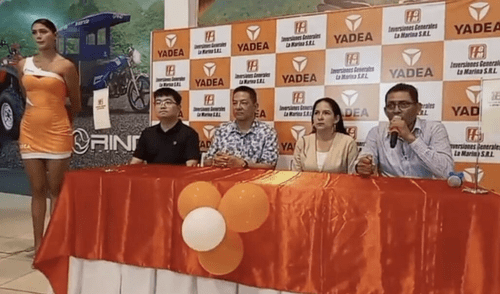 Yadea presenta sus nuevos modelos de motos en Perú.