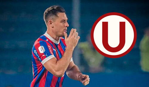 Diego Churín, el nuevo refuerzo de Universitario, viene de un año complciado en Cerro Porteño. Foto: composición LR/difusión