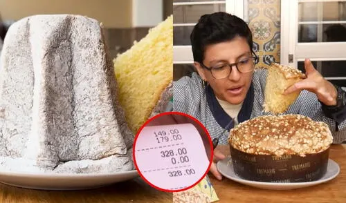 Ariana Bolo Arce prueba los panetones más caros del supermecado