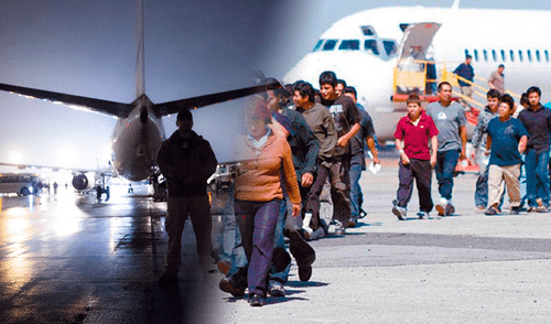 Diversos inmigrantes fueron deportados en Estados Unidos | Foto: Lr/CNN Estados Unidos, inmigrantes, deportaciones