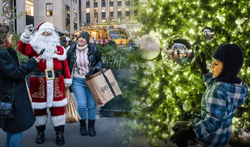 La Navidad en Estados Unidos llegó este 25 de diciembre de 2024 con varias decoraciones en sus ciudades.