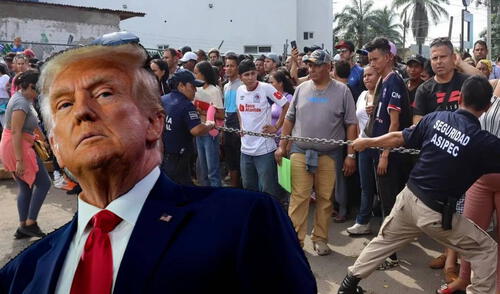 Inmigrantes piden ser devueltos a sus países de origen y no ser enviados a México. Foto: composición LR/ CNN Inmigrantes, Estados Unidos, México, deportación, Donald Trump