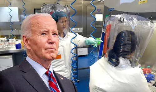 Los jefes de espionaje 'impidieron' que los científicos informaran a Biden sobre la fuga de laboratorio de COVID. Foto: composición LR/ CNN Joe Biden, Covid-19, CIA, FBI