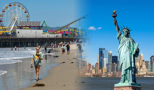 Estados Unidos alberga una gran variedad de destinos turísticos, desde las vibrantes ciudades hasta los impresionantes parques naturales.