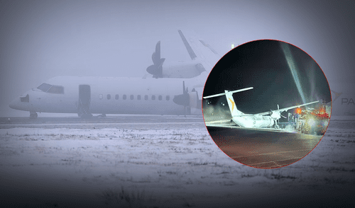 Un vuelo de Air Canadá sufrió un desperfecto, lo que llevó a un aterrizaje forzado de emergencia. Foto: Composición LR Aterrizaje de emergencia de Air Canadá