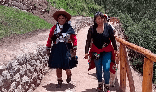 De acuerdo con los estudios, el camino era empleado por la élite inca durante actos rituales en honor al agua. Foto: Luis Álvarez/ URPI- LR larepublica.pe