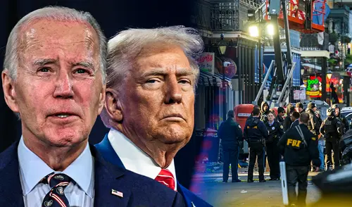 El presidente Joe Biden fue informado sobre el incidente y ofreció apoyo federal en la investigación. Foto: Composición LR/AFP.