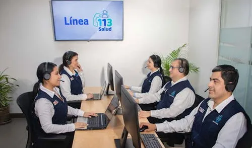 Profesionales de la salud mental de la Línea 113 brindan atención las 24 horas del día.