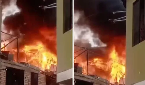 Incendio en Callao.