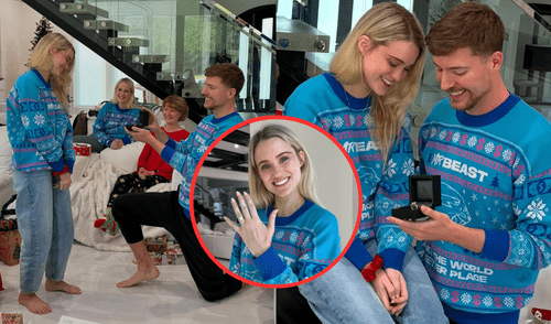 Con anillo en mano, MrBeast confirma su compromiso con Thea Booysen