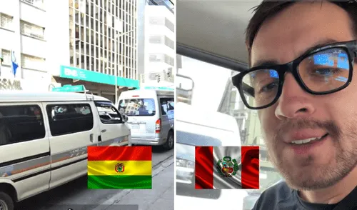 El joven de Chile comparó el estilo de manejo entre los habitantes de Perú y Bolivia. Foto: composición LR/@ashertiktoks Bolivia, Perú, transporte , minibuses, microbuses
