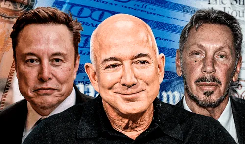 De acuerdo a Forbes, estos son los 3 millonarios que lideran en el mundo. Foto: Composición LR/AFP. De acuerdo a Forbes, estos son los 3 millonarios que lideran en el mundo. Foto: Composición LR/AFP.