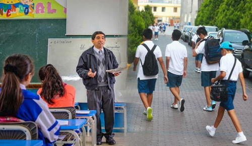 Padres de familia preocupados por recuperación de clases por feriados. Foto: composición / La República Feriados perjudicarán clases escolares