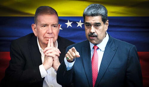 Nicolás Maduro juramentará por tercer vez consecutiva como presidente de Venezuela mientras el opositor Edmundo González reaparecería tras meses de exilio. Foto: composición LR/AFP Toma de posesión en Venezuela 2025 EN VIVO: investidura, protestas y últimas noticias de Nicolás Maduro y Edmundo González