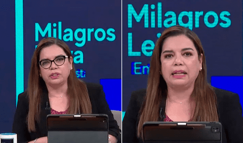 Milagros Leiva en Willax.