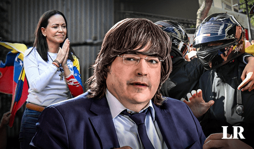 Bayly se pronunció tras la intervención a Corina Machado y aseguró Diosdao Cabello ordenó su detención. Foto: composición LR/Jazmín Ceras/AFP María Corina Machado