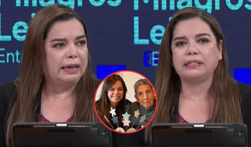 Milagros Leiva informó el fallecimiento de su padre en Willax. Internautas resaltaron su profesionalismo
