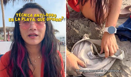 “Nivel experto”, reaccionaron usuarios en clip viral de TikTok. Foto: composición LR/ TikTok Daniela Cabrera de ‘Misias, pero viajeras’ comparte tip para evitar robos en la playa y sorprende en redes