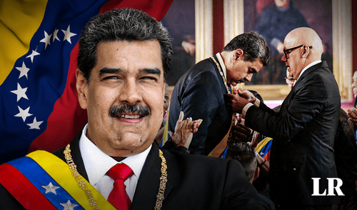 El dictador Nicolás Maduro asume como presidente de Venezuela. Foto: composición LR/Jazmín Ceras/AFP Nicolás Maduro