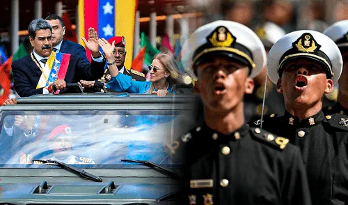 La relación entre el Gobierno de Maduro y la FANB genera inquietudes sobre la independencia institucional ante el conflicto político en Venezuela. Foto: composición LR/AFP. Fuerza Armada de Venezuela respalda a Nicolás Maduro