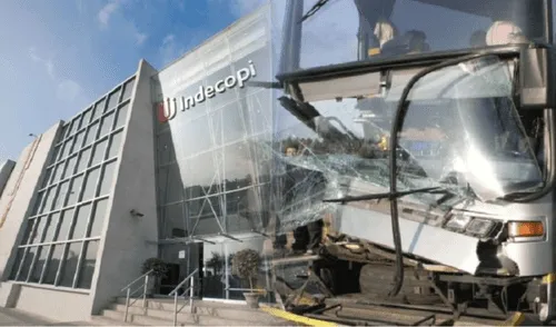 sede de indecopi y accidente de tránsito