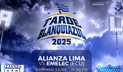 Tarde Blanquiazul de Alianza Lima podrá verse por Zapping TV
