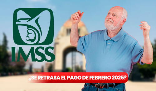 Pensión por vejez IMSS febrero 2025
