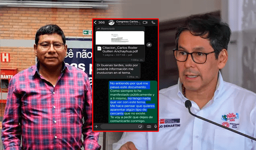 Julio Demartini denunció a Carlos Guillén el último 9 de enero. Foto: composición LR JULIO DEMARTINI Y CARLOS GUILLEN QALI WARMA