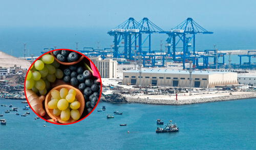 Productos peruanos podrán llegar mucho más rápido al Asia a través del puerto de Chancay. Foto: Composición LR/Andina. Productos peruanos podrán llegar mucho más rápido al Asia a través del puerto de Chancay.