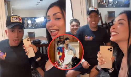 Pamela Franco y Christian Cueva realizan famoso trend de TikTok.