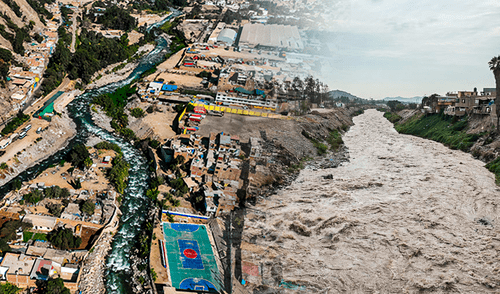 Río Rímac aumentó su caudal durante enero 2025.
