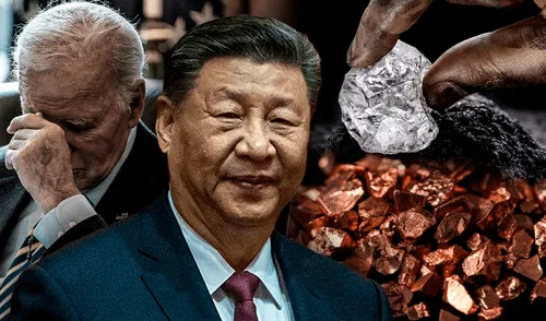 La expansión de China en el sector de minerales críticos, como el litio, el cobalto y el cobre. Foto: Composición LR/AFP/Lithium. La expansión de China en el sector de minerales críticos, como el litio, el cobalto y el cobre. Foto: Composición LR/AFP/Lithium.