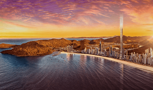 El diseño conceptual de la Torre Senna es obra de Lalalli Senna, sobrina del piloto Ayrton Senna y reconocida artista. Foto: FG Empreendimentos. Torre Senna