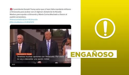 El anuncio emitido por Donald Trump fue hecho durante su primera administración (2017-2021). Foto: captura de X larepublica.pe