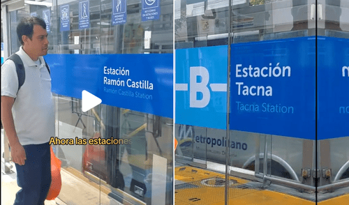 La ATU ha sorprendido con nombres en inglés en algunas estaciones de buses. Foto: composición LR/TikTok