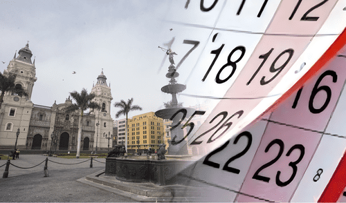 plaza de armas de Lima y calendario